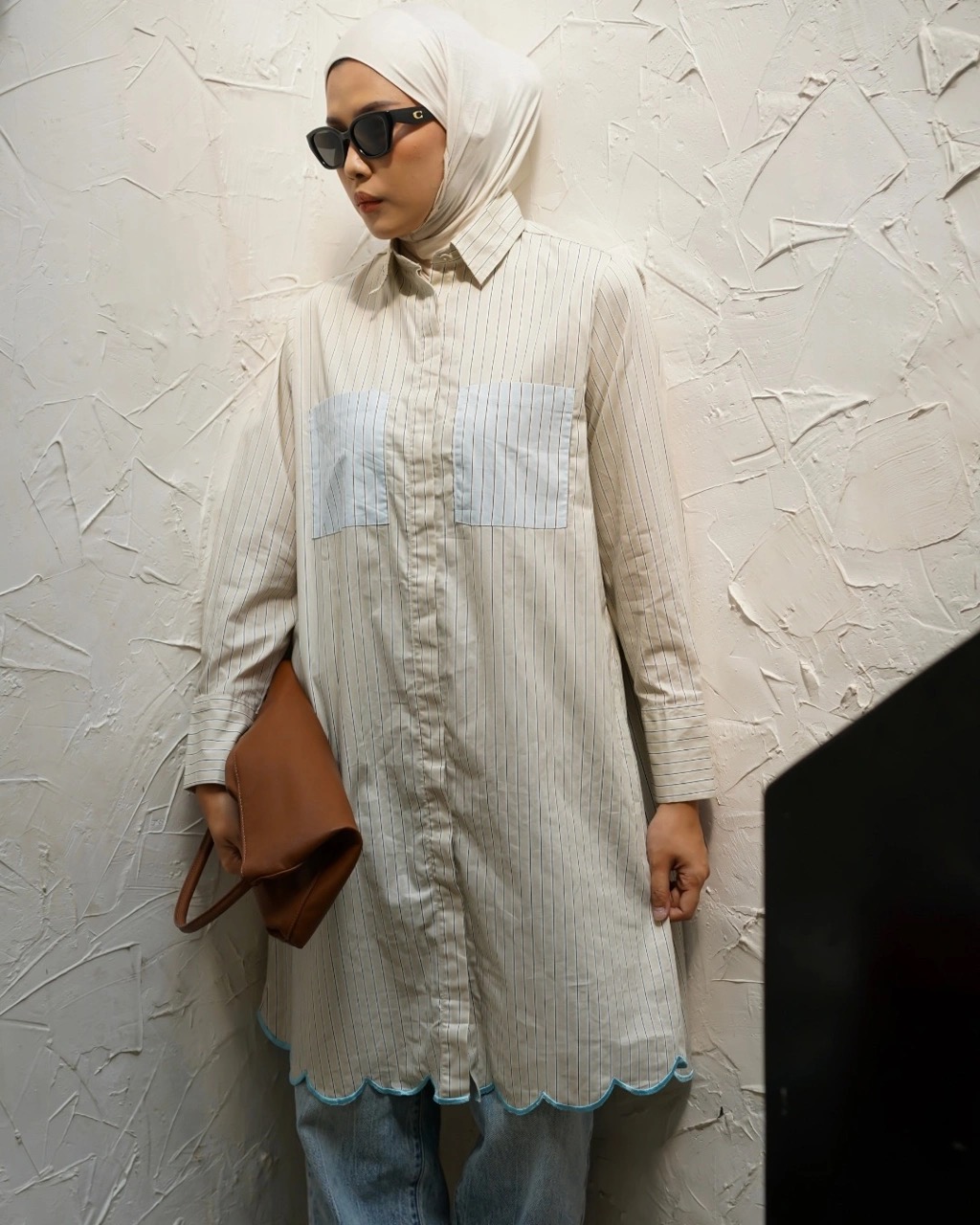 SARALACE OCEAN TUNIC