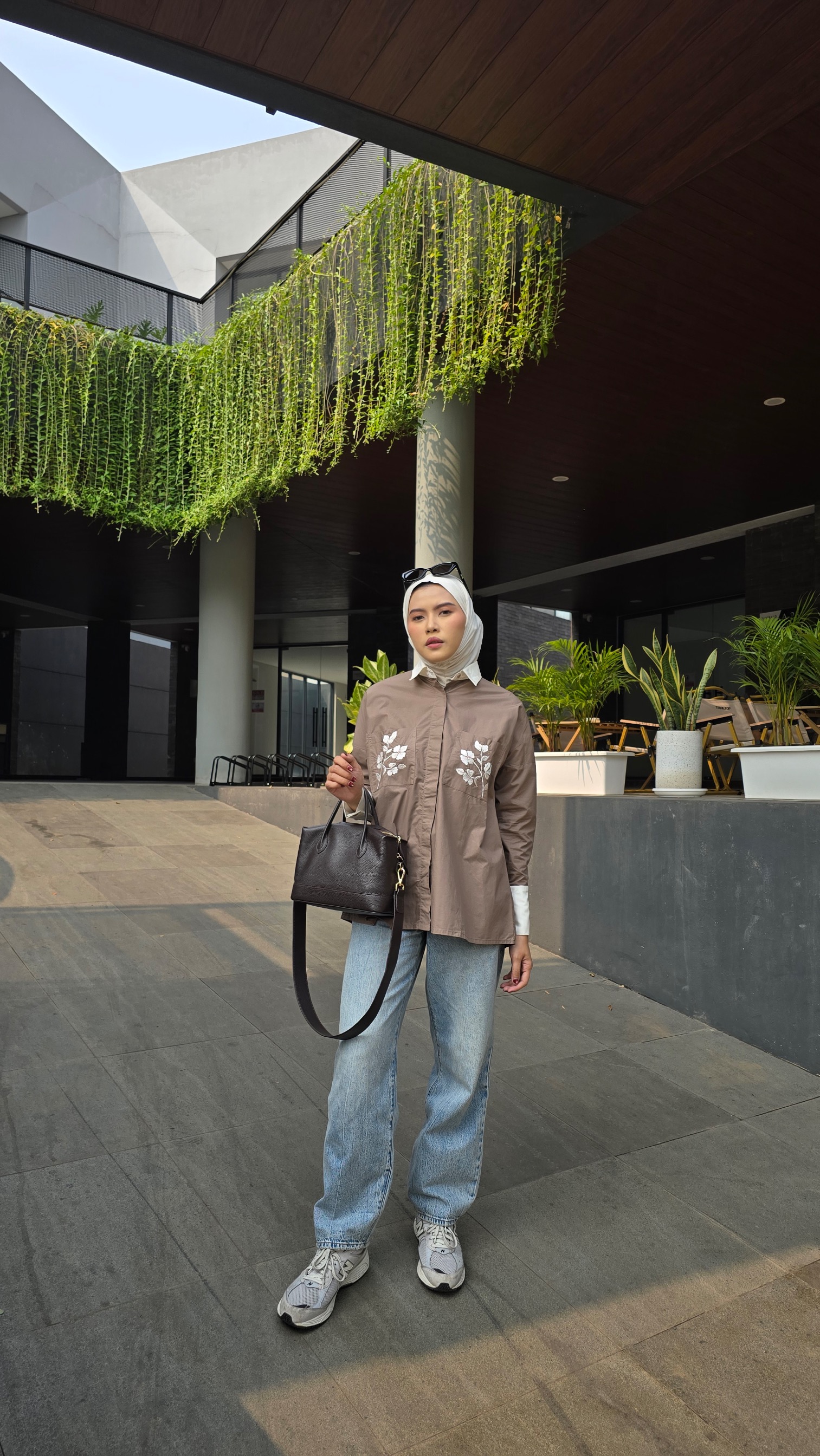 SARALACE ORCHID PECAN SHIRT
