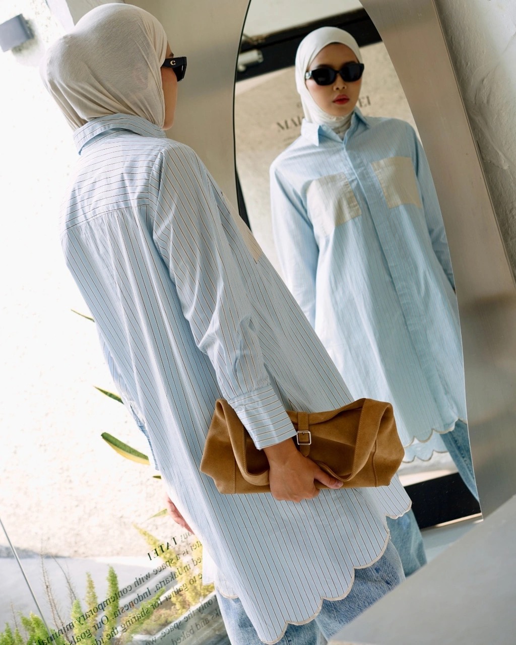 SARALACE OCEAN TUNIC