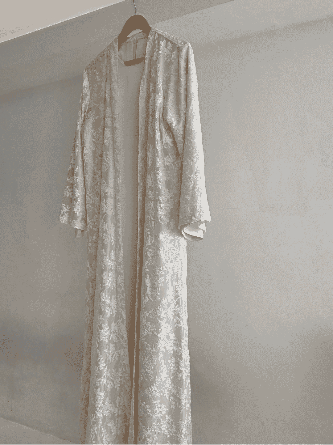 GHANIEA-Abaya bride velvet (2 in 1)