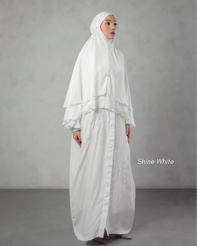 GHANIEA HERITAGE X SARAH SOFYAN - SABAI ABAYA & MINI TELEKUNG SET
