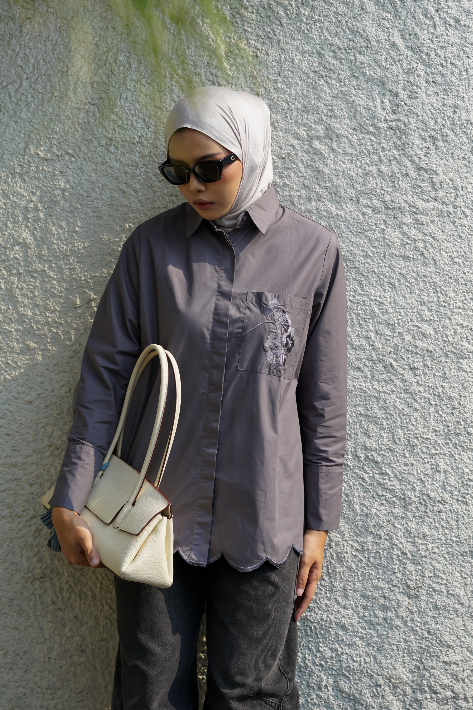 SARALACE POCKET EMBROIDERY