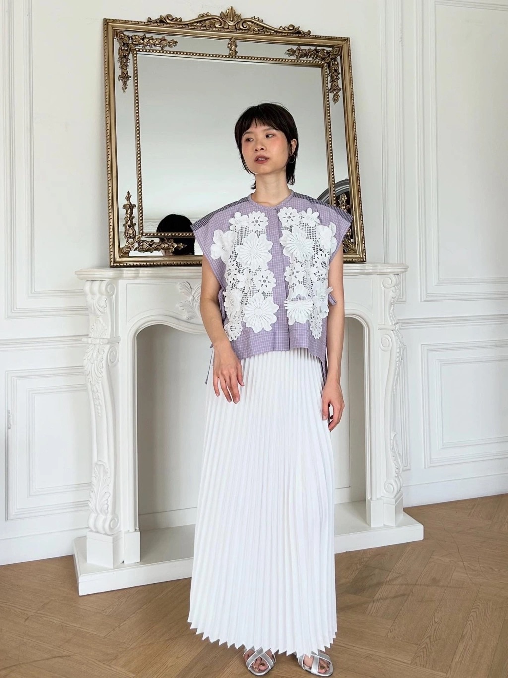 SARALACE 3D BLOOM VEST