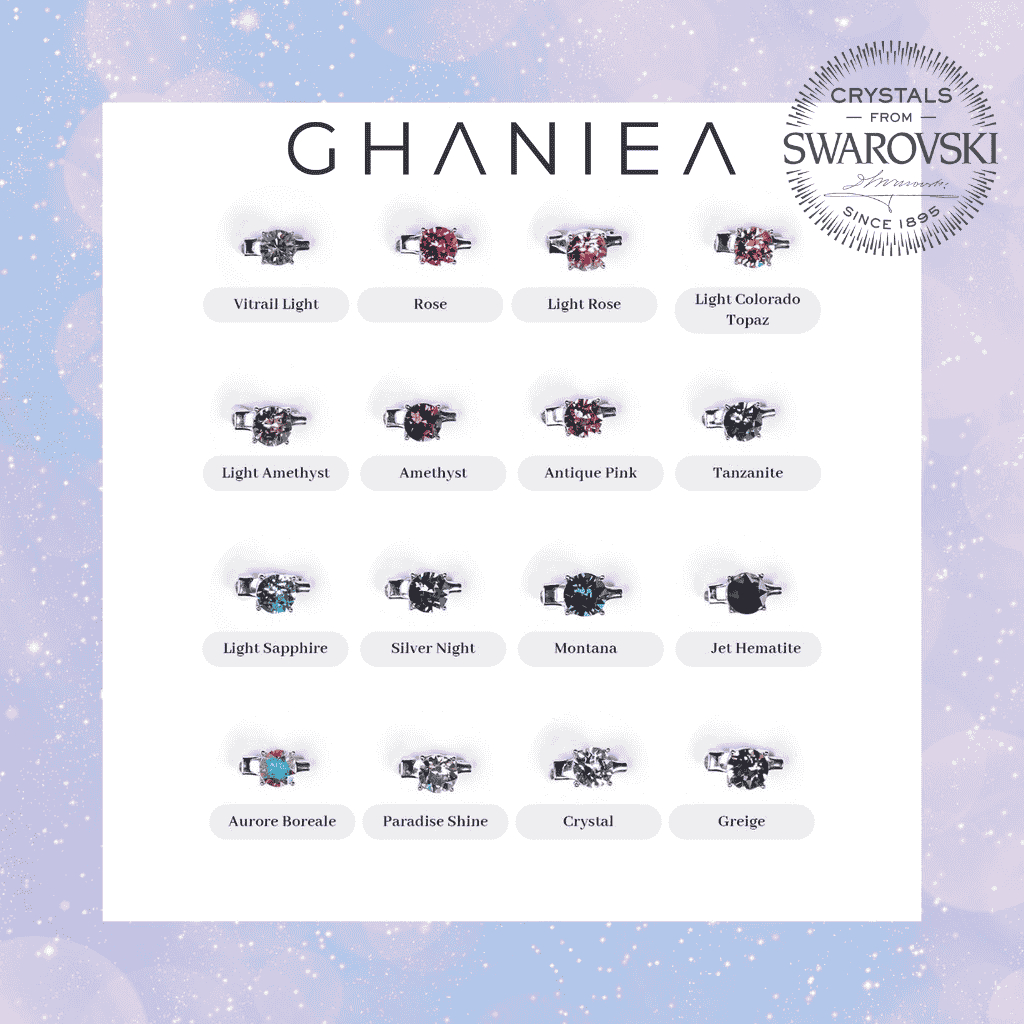 Ghaniea - Bross Dagu mini Swarovski Brooch / Bros Dagu/ safety pin / bros peniti