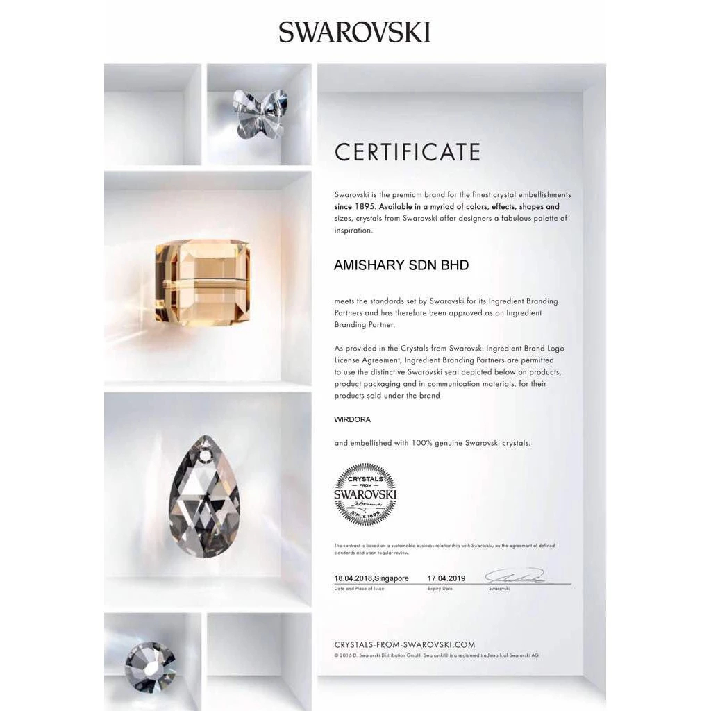 Ghaniea - Bross Dagu mini Swarovski Brooch / Bros Dagu/ safety pin / bros peniti