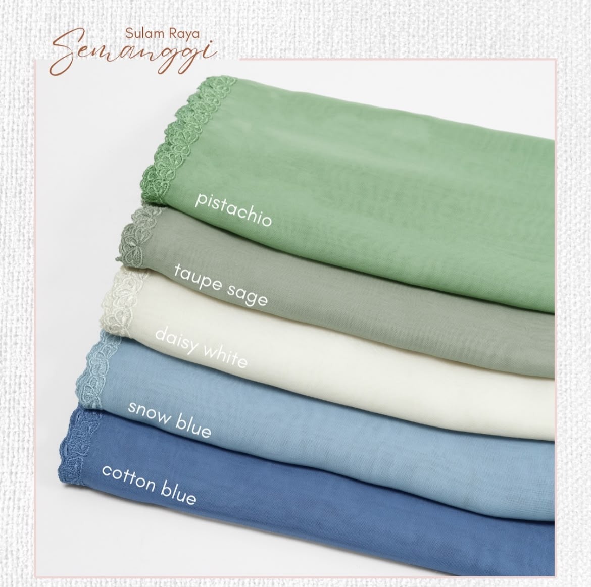 GHANIEA - BIG CLEARANCE SALE HIJAB SULAM PARIS