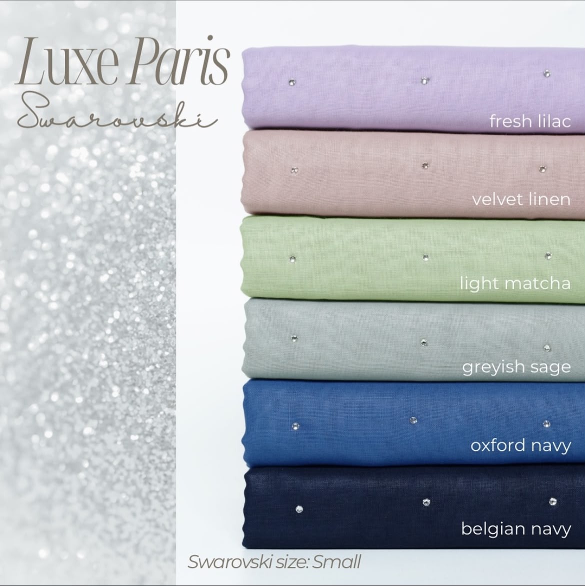 GHANIEA - BIG CLEARANCE SALE SWAROVSKI HIJAB