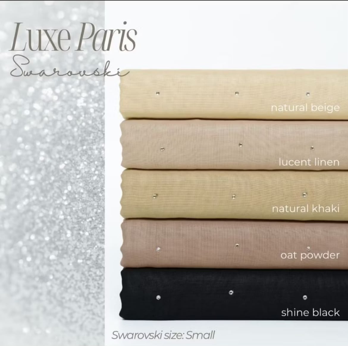 GHANIEA - BIG CLEARANCE SALE SWAROVSKI HIJAB