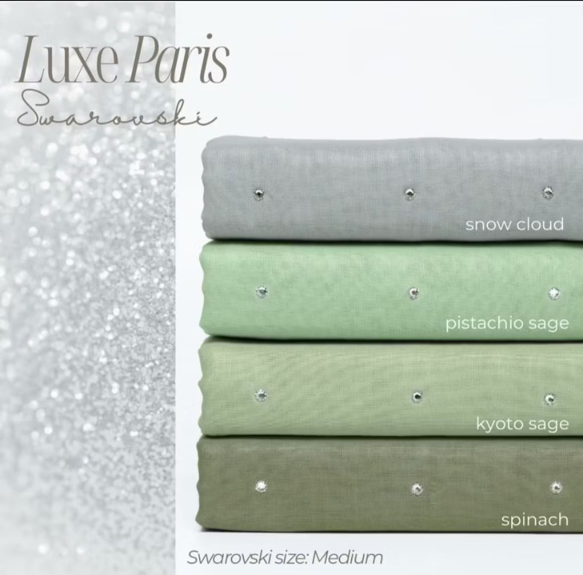GHANIEA - BIG CLEARANCE SALE SWAROVSKI HIJAB