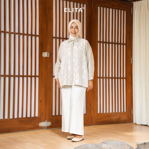Image of ELITA OFFICIAL - SITA SHIRT (Katun, menyerap keringat, Limited stock and Color, cocok untuk Lebaran)