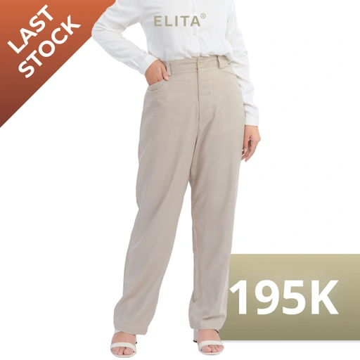 ELITA OFFICIAL - LARAS PANTS (Bahan Katun, Office Look)