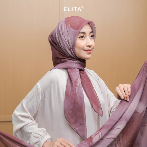 Image of ELITA OFFICIAL - SAHAJA SQUARE ( LIMITED STOCK Motif yang clean dan soft membuat tampak elegan)