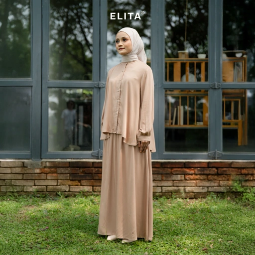 Image of ELITA OFFICIAL - MALIKA SKIRT (Rayon Twill, Adem, fit to Formal or Unformal Look)