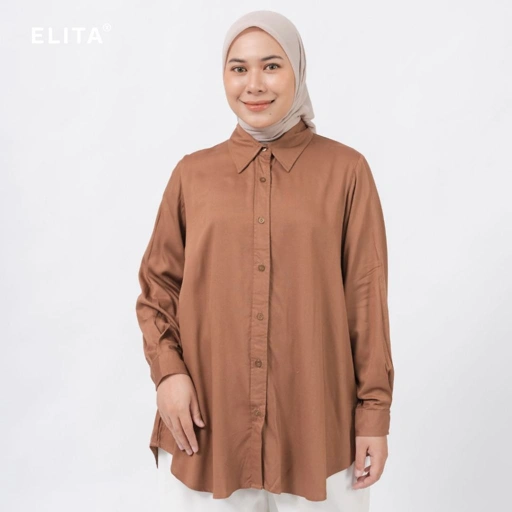Image of ELITA OFFICIAL - AYUNDA SHIRT (Shirt Rayon Viscose, Ringan dan tidak terawang)
