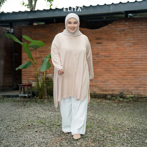 Image of ELITA OFFICIAL - KIMAYA TUNIK (Rayon Twill, Adem, fit to Office Look)
