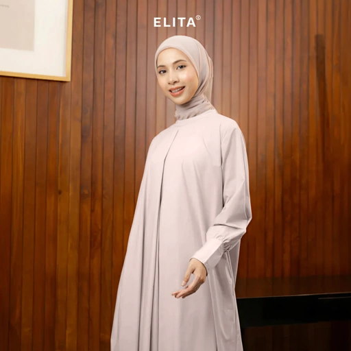 Image of ELITA OFFICIAL - SAGITA DRESS (Dress Katun Breathable dan Shiny)