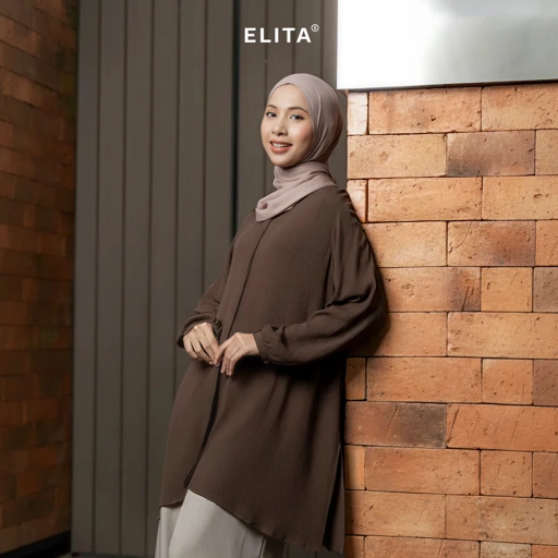 Image of ELITA OFFICIAL - GANIKA TUNIK (Tunik Berbahan Rayon Texture yang Ringan dan Ironless)