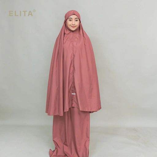 Image of ELITA OFFICIAL - ARUNA MUKENA (Bahan Parasut korea, Ringan dan Flowy)