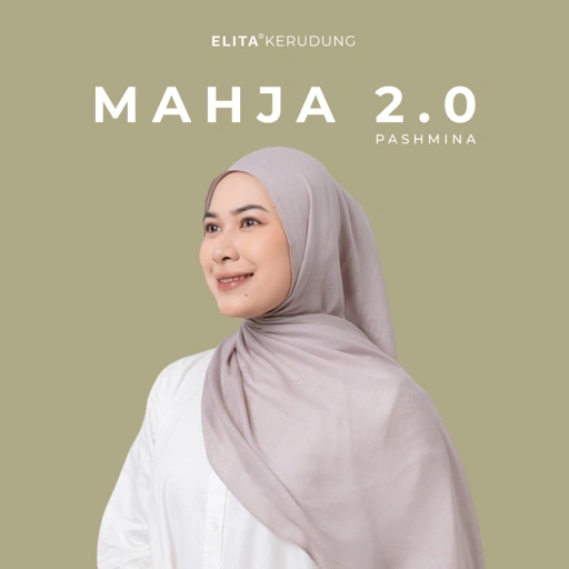 Image of ELITA OFFICIAL - MAHJA PASHMINA 2.0 (Bahan Viscose dengan benang yang lebih rapat, benang tidak mudah bergeser)
