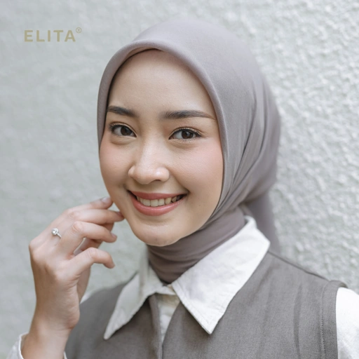Image of ELITA OFFICIAL - SANI SQUARE (Kerudung bebahan Voal Lite yang ringan adem dan tidak menerawang)