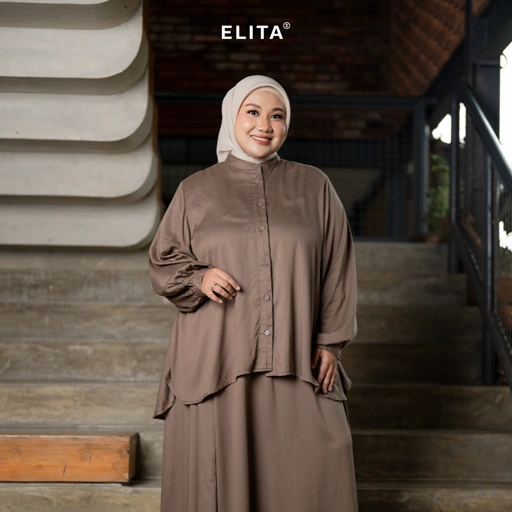 Image of ELITA OFFICIAL - RANUM BLOUSE (Rayon Twill, Adem, fit to Office Look)