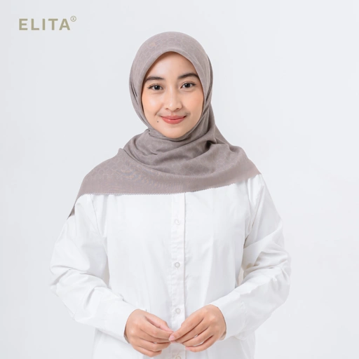 Image of ELITA OFFICIAL - MONOGRAM 2.0 SCARF (Motif berbahan Voal yang halus, logo enamel memberikan kesan exclusive)