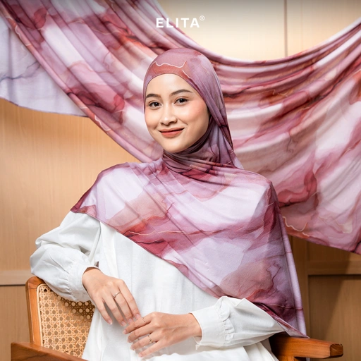 Image of ELITA OFFICIAL - LAVANA PASHMINA (Tencel Printed, Soft touch, Dingin, Motif Steatment, Flowy & easy to style)