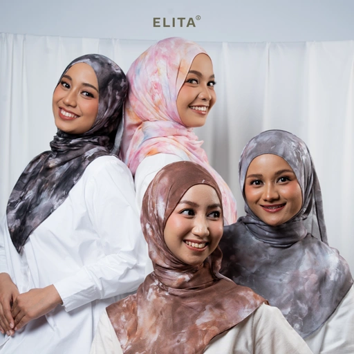 Image of ELITA OFFICIAL - LUWI PASHMINA (Viscose Printed, breatheble, Tekstur jatuh, ringan, dan tidak kaku sehingga tidak bulky di leher saat digunakan)