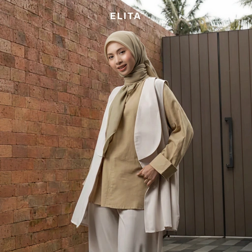Image of ELITA OFFICIAL - MIRA OUTER (Outer Berbahan Polyester ringan dan Ironless dengan Look Elegan)