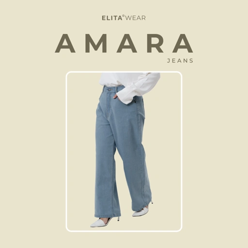 Image of ELITA OFFICIAL - AMARA JEANS (Strecth Jeans, Wide Leg)