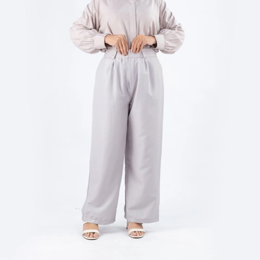 Image of ELITA OFFICIAL - ASTI PANTS (Bahan Polyester Flowy dan tidak terawang, Celana Kerja)
