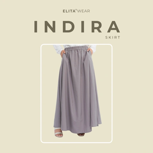 Image of ELITA INDIRA Skirt Soft Cotton Rok Cotton Bawahan Rok