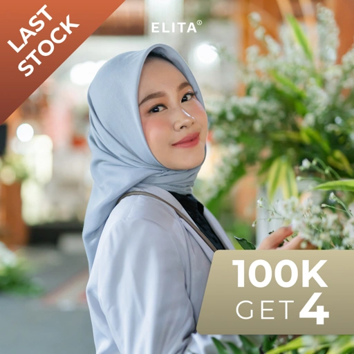 Image of ELITA OFFICIAL - MUDITA SQUARE (Bahan Voal yang mudah dibentuk)