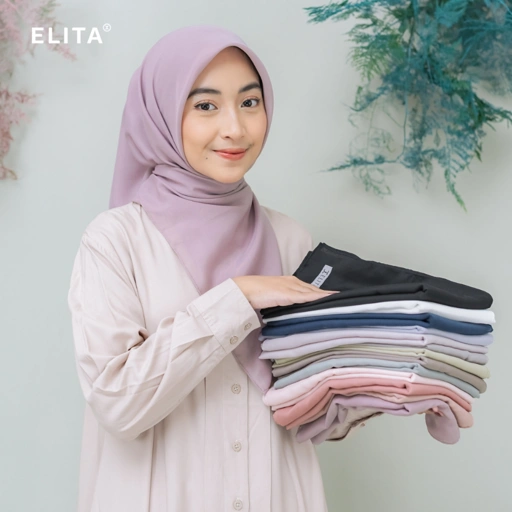 Image of ELITA RONA Segi empat Baby Paris Kerudung Paris Kerudung Segiempat Hijab Square