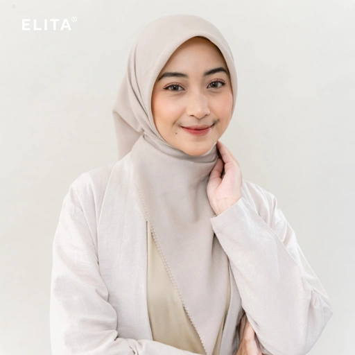 Image of ELITA MURNI Segi empat Voal Thorsa Kerudung Segiempat Lasercut Segiempat Square Lasercut