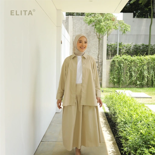 Image of ELITA HARA SKIRT Skirt Elita Katun Rok Panjang Rok Katun
