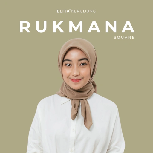 Image of Elita RUKMANA SQUARE Voal Premium Kerudung Square Hijab Segiempat