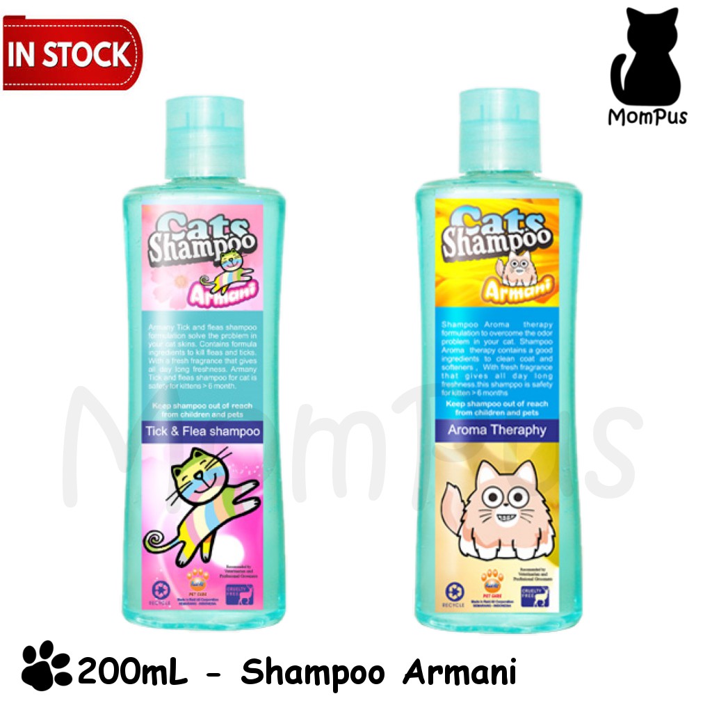 Armani Shampoo Anti Kutu 200mL Tick and Flea / Aroma Terapi
