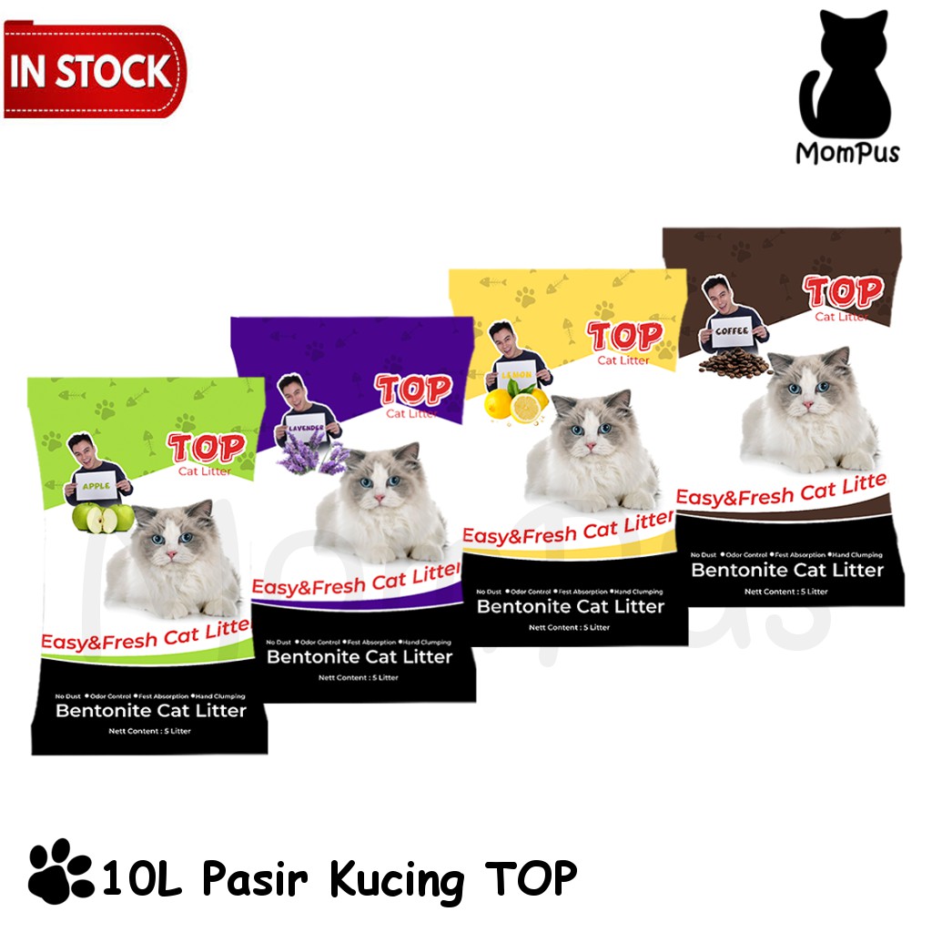Pasir TOP CAT Litter 10L (khusus INSTANT)