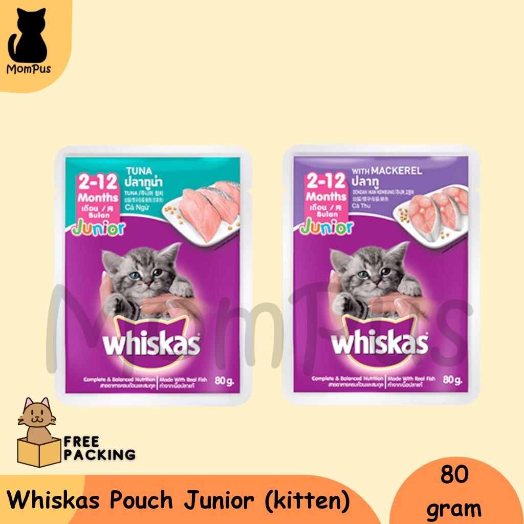 Whiskas Pouch Junior KITTEN 80gr Sachet