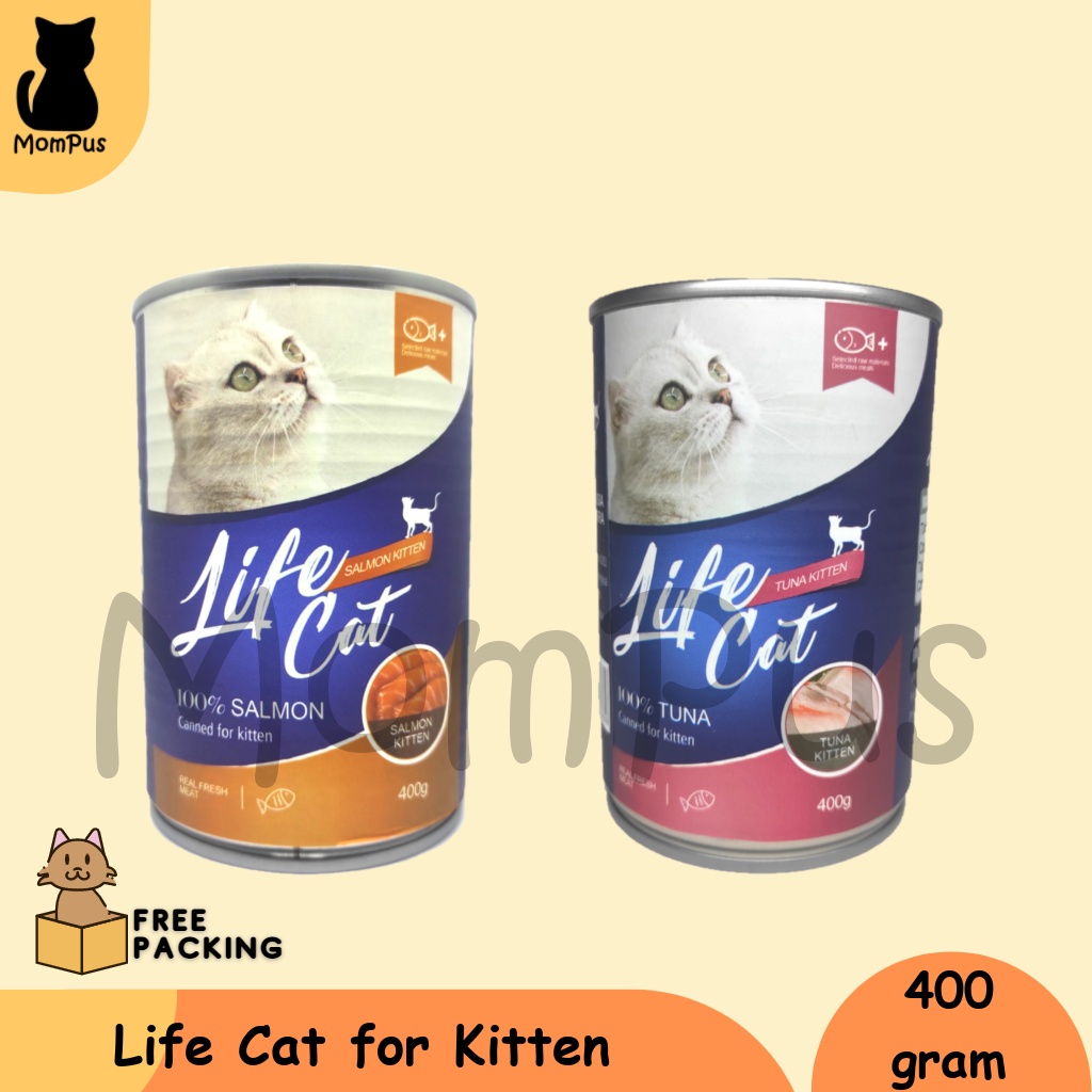 Life CAT Kaleng KITTEN 400gr Tuna / Salmon