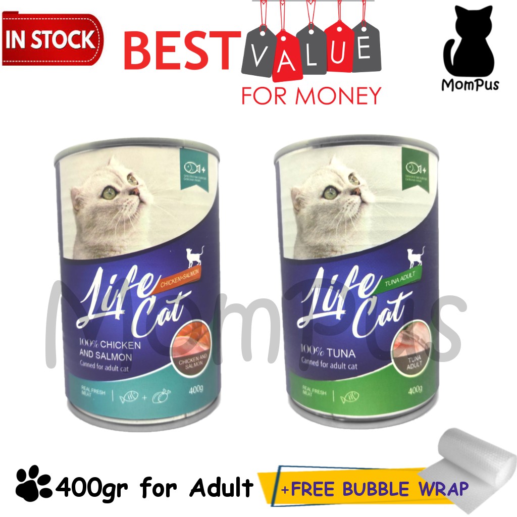 Life CAT Kaleng ADULT 400gr Tuna / Chicken Salmon