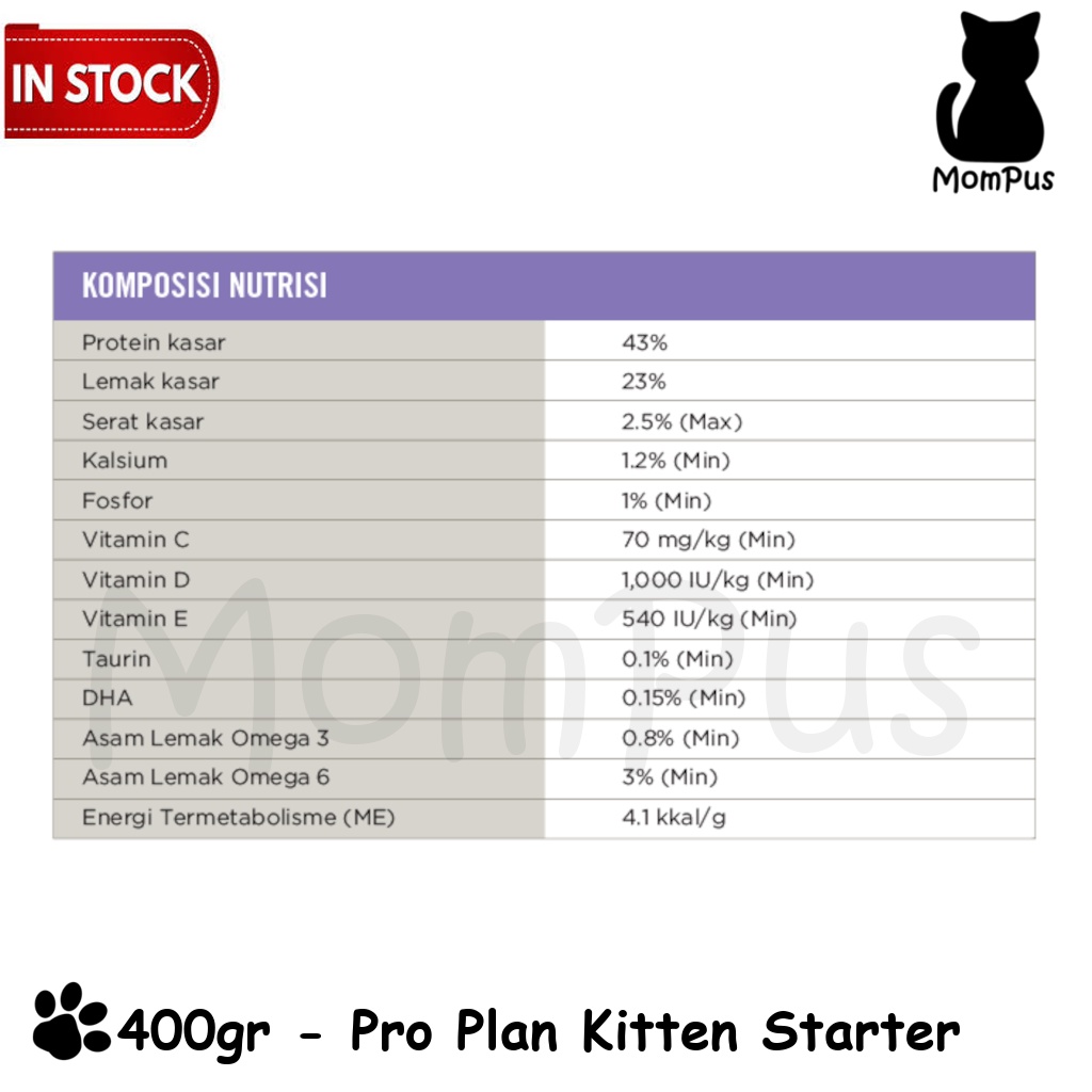 Pro Plan KITTEN 400gr Starter REPACK
