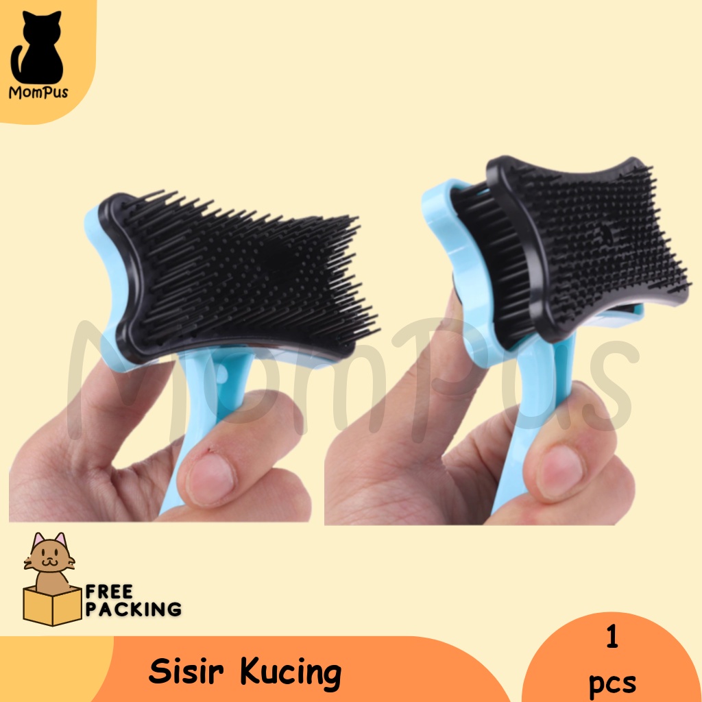 Sisir Tombol Grooming Trimmer KUCING