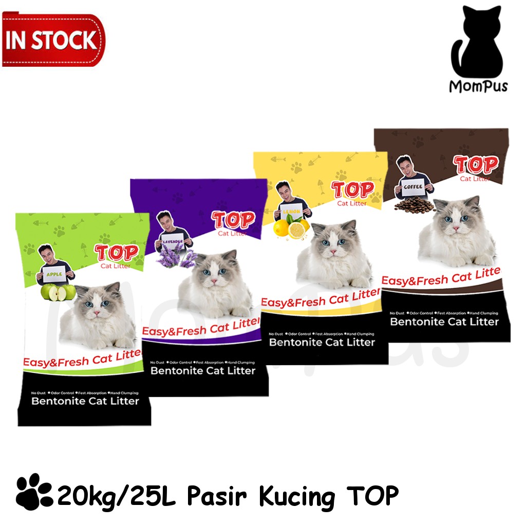 Pasir TOP CAT Litter Karung 20kg / 25L