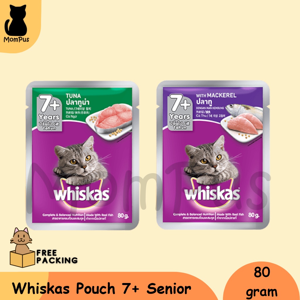Whiskas Pouch Senior 7+ 80gr Sachet