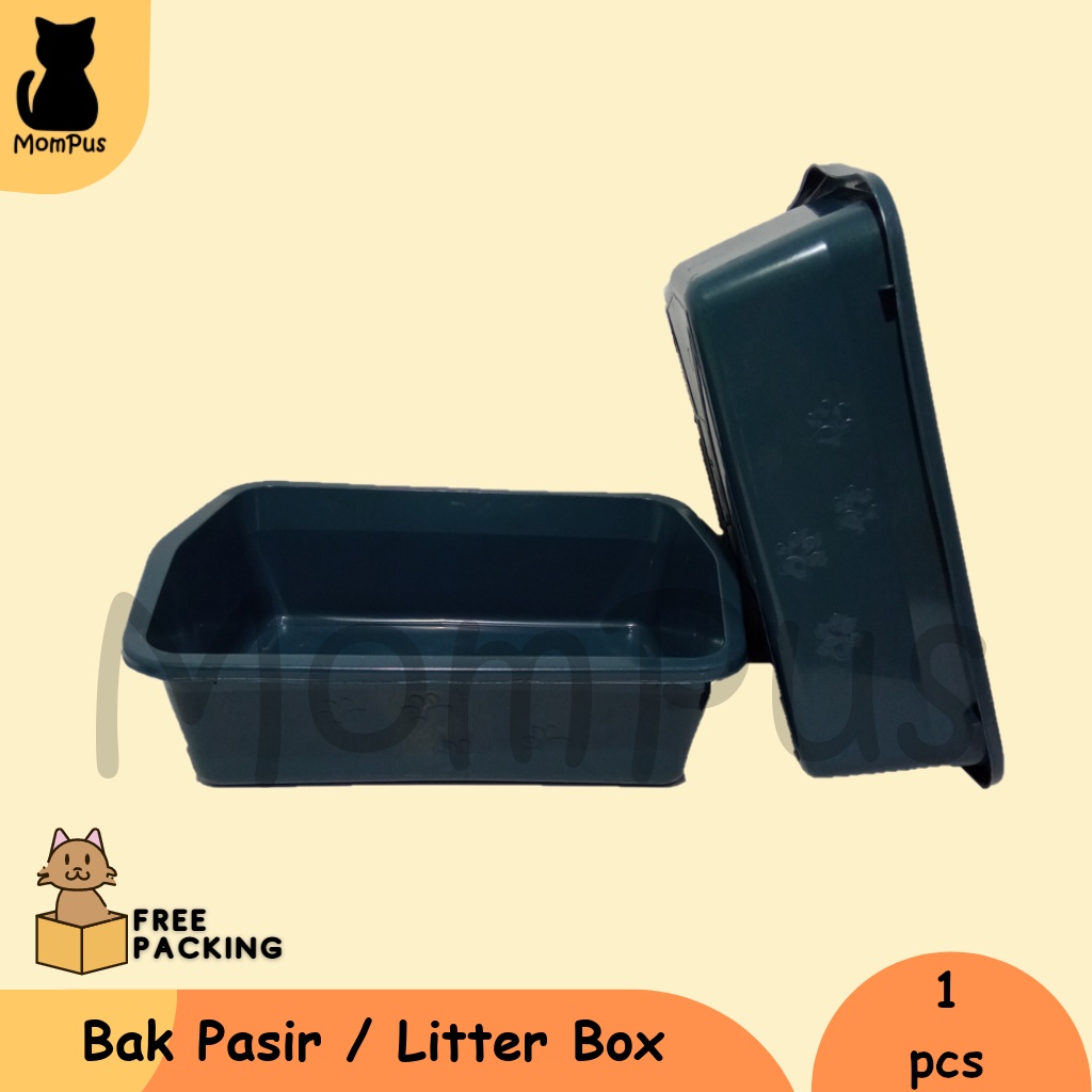 Cat Litter Box 1pcs Bak Baskom Pasir