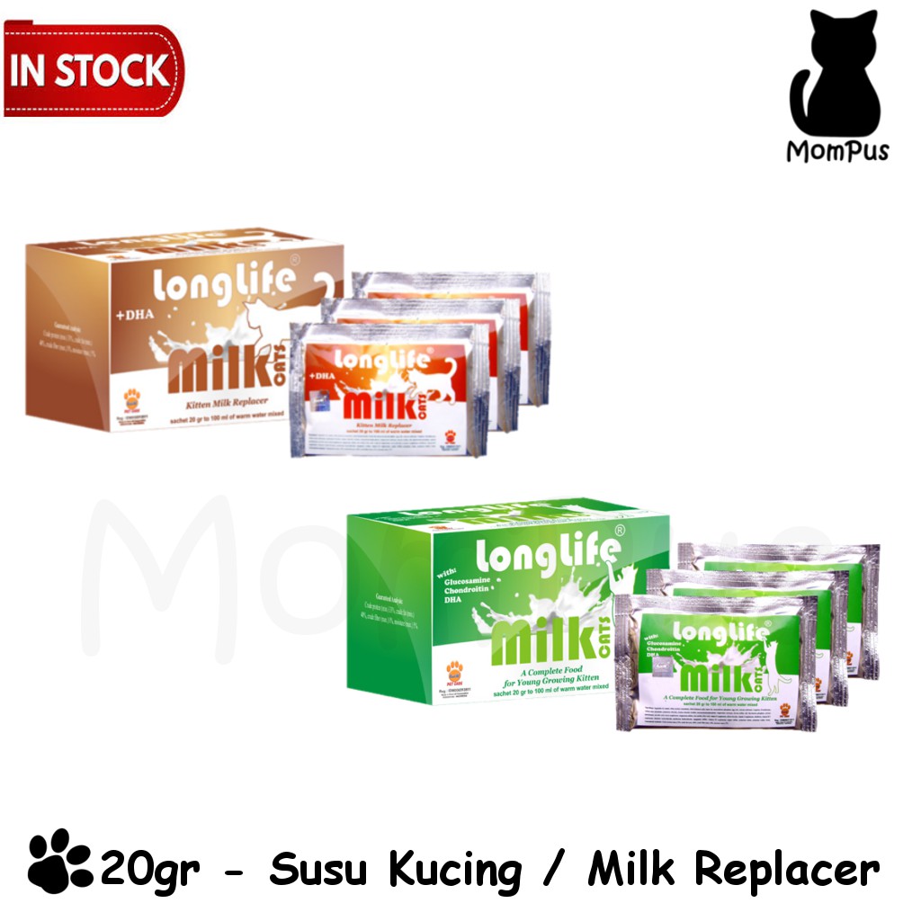 Long Life Milk KITTEN 20gr Baby 0-2 bulan / 2-12 bulan