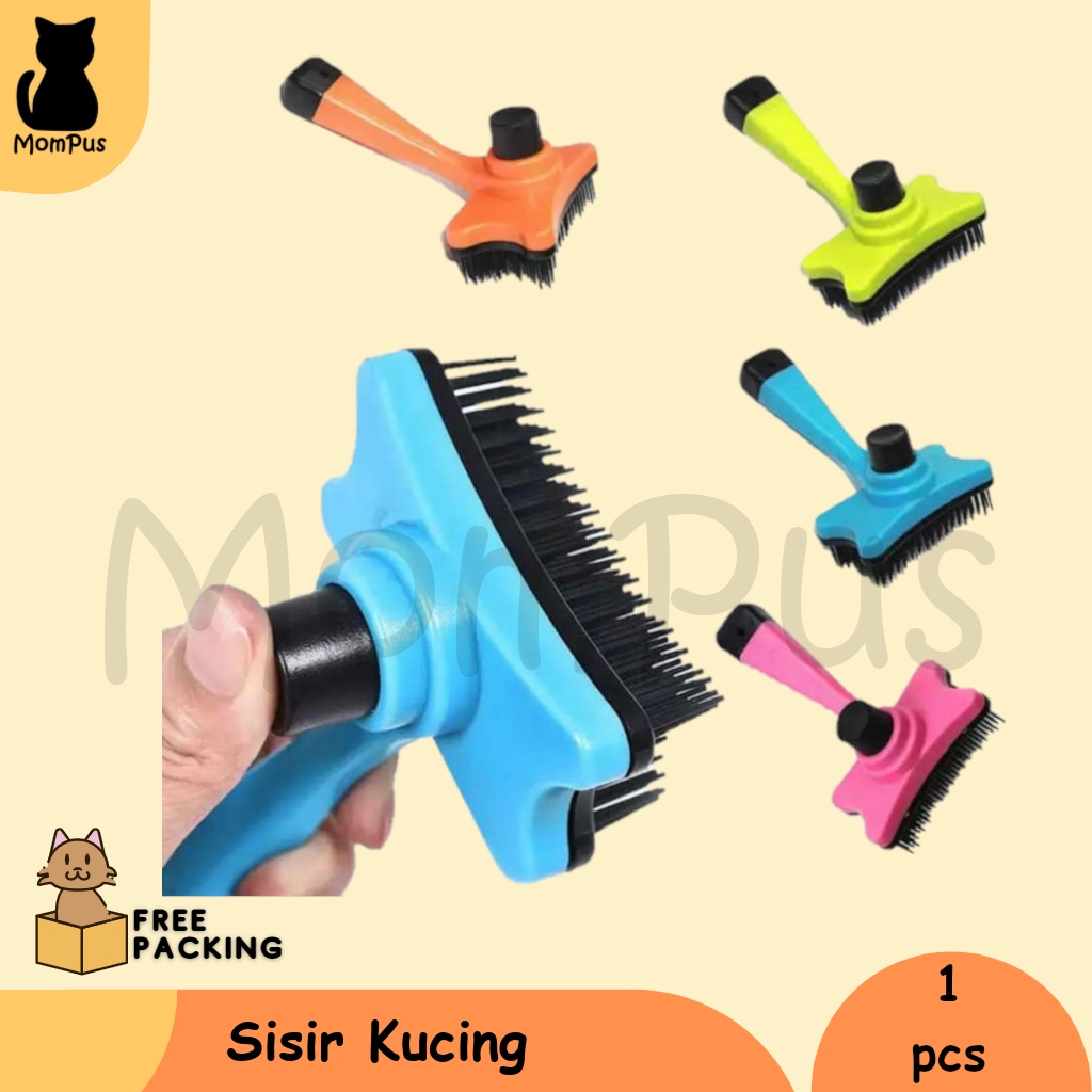Sisir Tombol Grooming Trimmer KUCING
