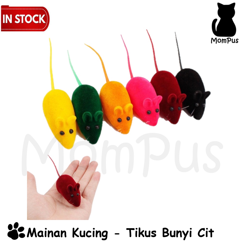 Mainan KUCING Tikus Bunyi Cit Cit